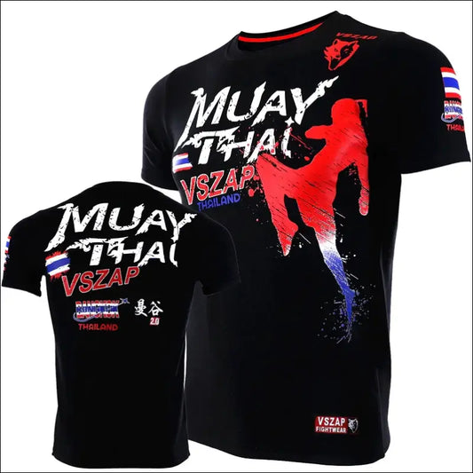 Men's Fitness T-Shirt - 3D Muay Thai Style