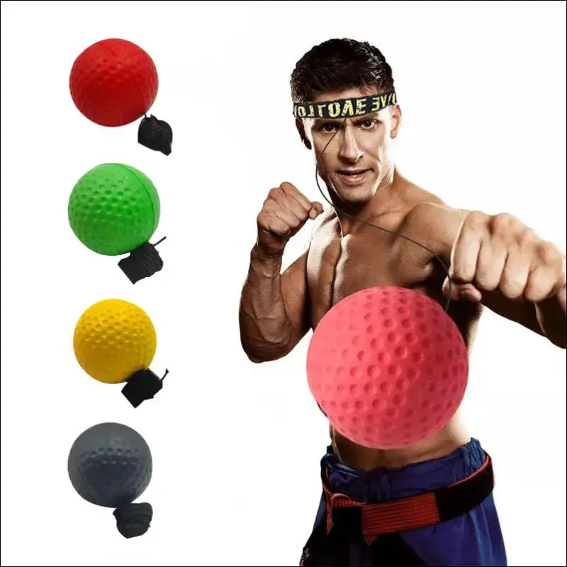 Boxing Speed Ball Head-mounted PU Punch Ball for MMA and Sanda Training