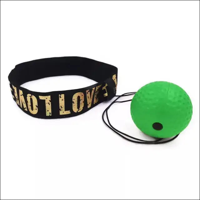 Boxing Speed Ball Head-mounted PU Punch Ball for MMA and Sanda Training - green set