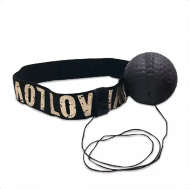 Boxing Speed Ball Head-mounted PU Punch Ball for MMA and Sanda Training - black set