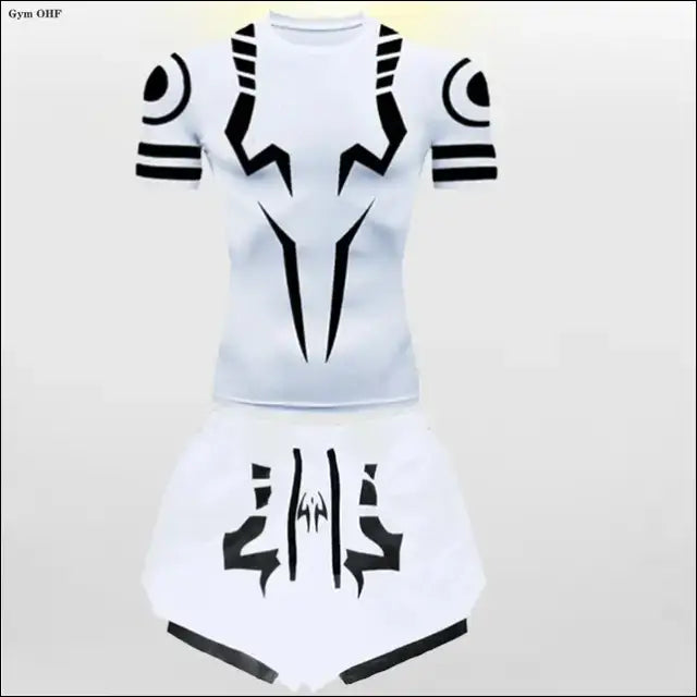 Jujutsu Kaisen Anime Compression Set - T-Shirt & Shorts - Savage Combat & Fitness