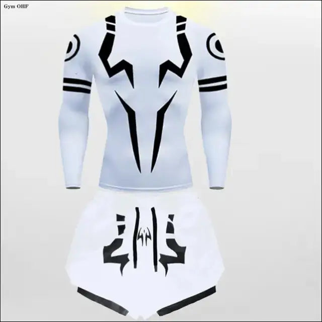 Jujutsu Kaisen Anime Compression Set - T-Shirt & Shorts - Savage Combat & Fitness
