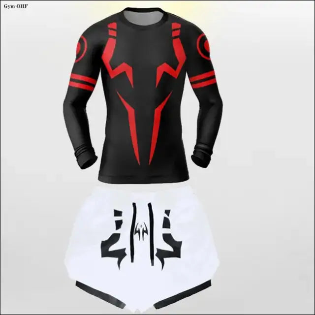Jujutsu Kaisen Anime Compression Set - T-Shirt & Shorts - Savage Combat & Fitness