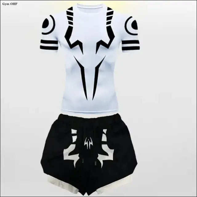 Jujutsu Kaisen Anime Compression Set - T-Shirt & Shorts - Savage Combat & Fitness