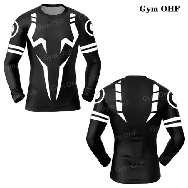 Jujutsu Kaisen Anime Compression Set - T-Shirt & Shorts - Savage Combat & Fitness