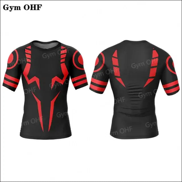 Jujutsu Kaisen Anime Compression Set - T-Shirt & Shorts - Savage Combat & Fitness