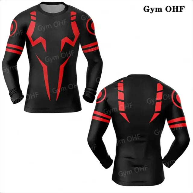 Jujutsu Kaisen Anime Compression Set - T-Shirt & Shorts - Savage Combat & Fitness