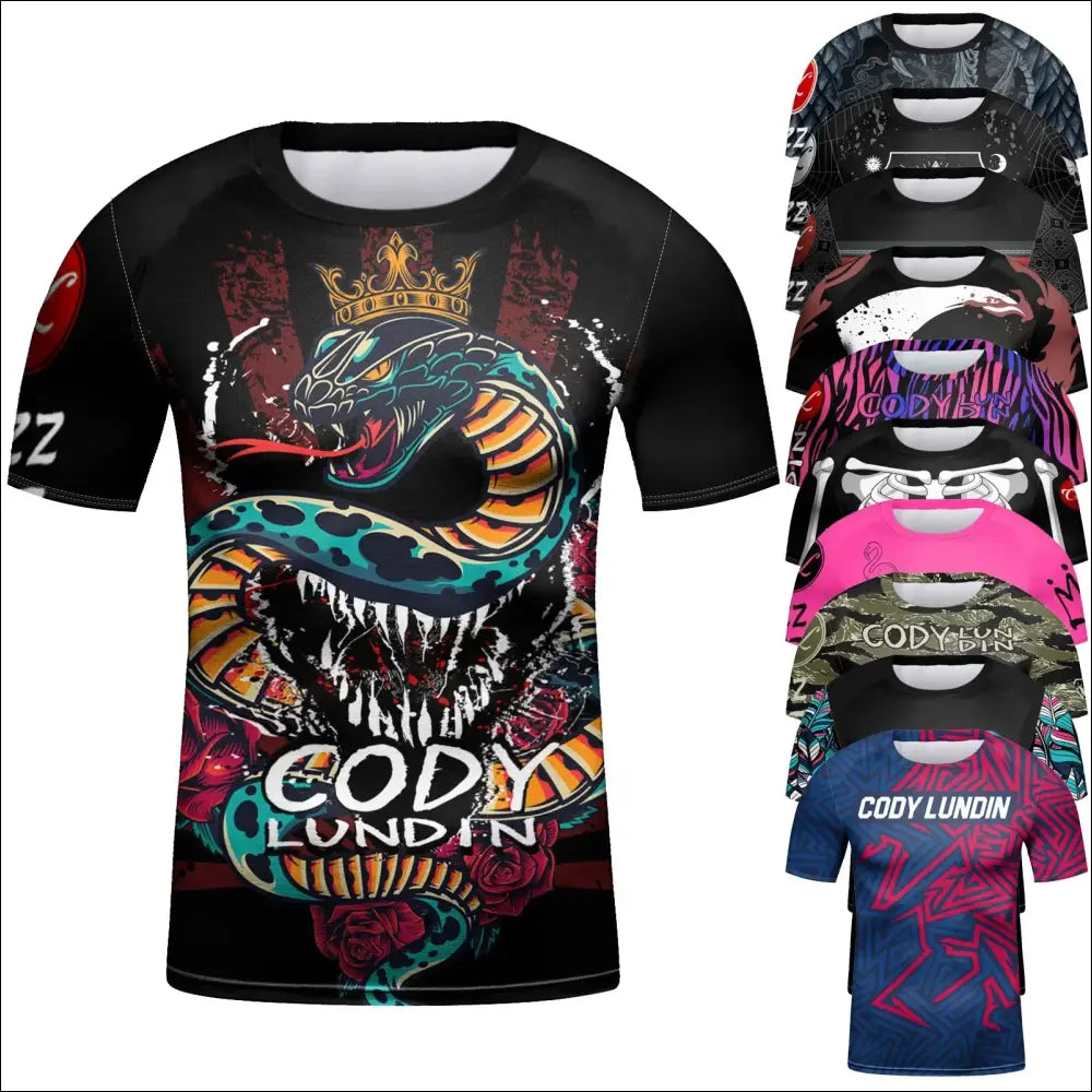 Kids’ Compression Sport T-Shirt – MMA & Boxing Training Gear
