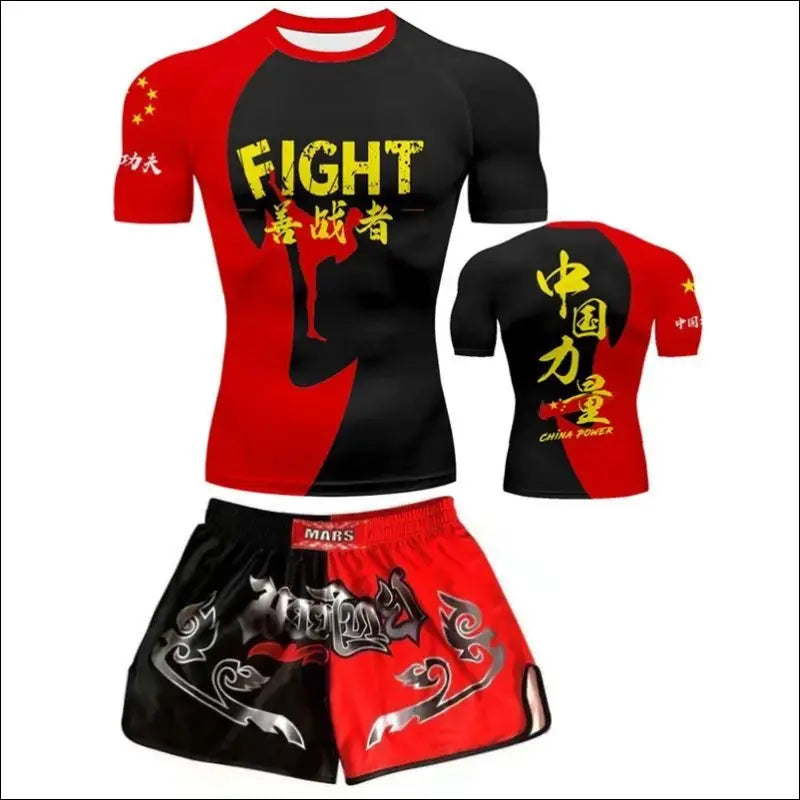 Kids’ MMA Boxing Training Set – Short Sleeve Sportswear