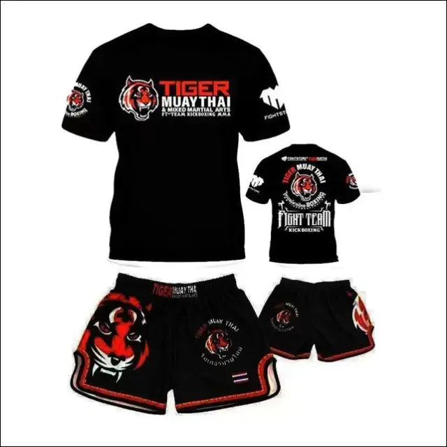 Kids’ MMA Boxing Training Set – Short Sleeve Sportswear - 4T / TZ14774