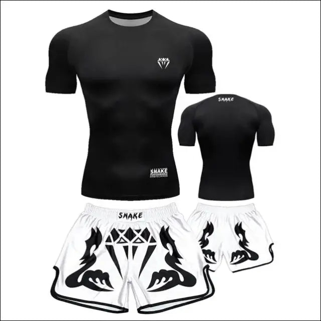 Kids’ MMA Boxing Training Set – Short Sleeve Sportswear - 4XL / TZ14731