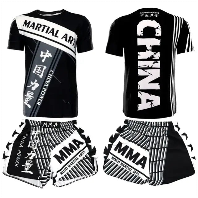Kids’ MMA Boxing Training Set – Short Sleeve Sportswear - 4XL / TZ14772