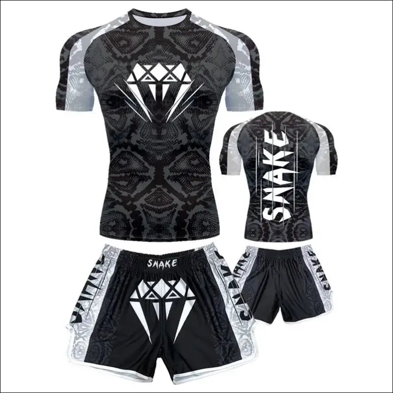Kids’ MMA Boxing Training Set – Short Sleeve Sportswear