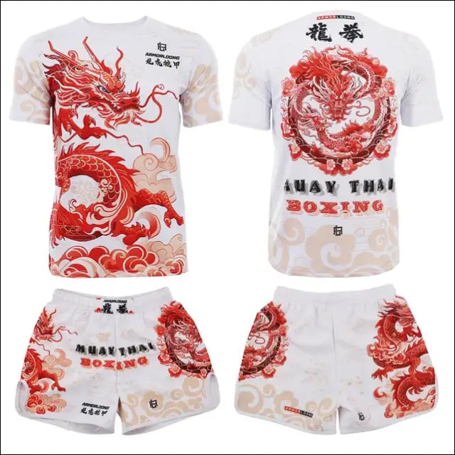 Kids’ MMA Boxing Training Set – Short Sleeve Sportswear - 9T-10T / TZ14776