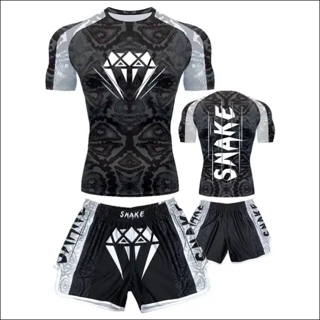Kids’ MMA Boxing Training Set – Short Sleeve Sportswear - 9T-10T / TZ14729