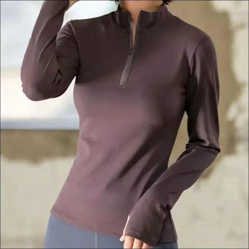 Long Sleeve Yoga Shirt – Full-Sleeve Fitness Top for Women