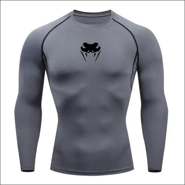 Men's Compression Shirt - Long or Short Sleeve, Gym MMA Fitness Rash Guard - Savage Combat & Fitness