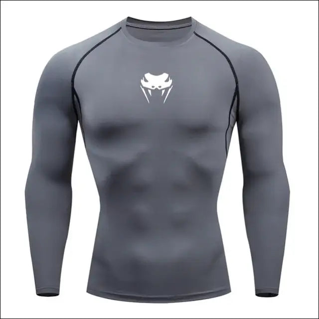 Men's Compression Shirt - Long or Short Sleeve, Gym MMA Fitness Rash Guard - Savage Combat & Fitness
