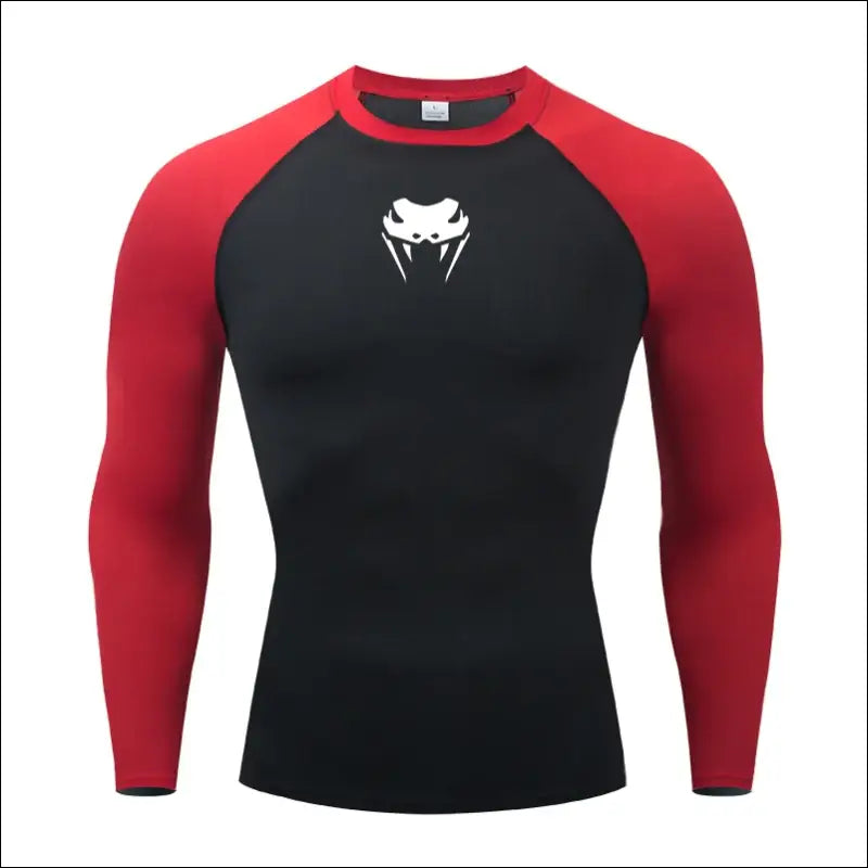 Men's Compression Shirt - Long or Short Sleeve, Gym MMA Fitness Rash Guard - Savage Combat & Fitness