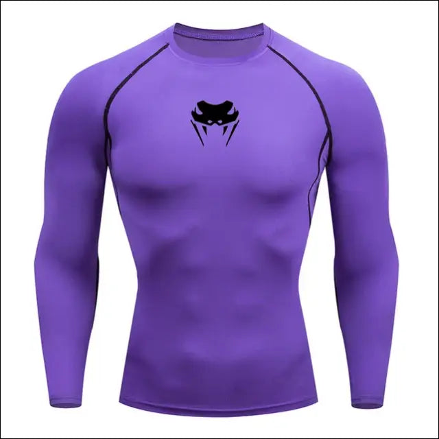 Men's Compression Shirt - Long or Short Sleeve, Gym MMA Fitness Rash Guard - Savage Combat & Fitness