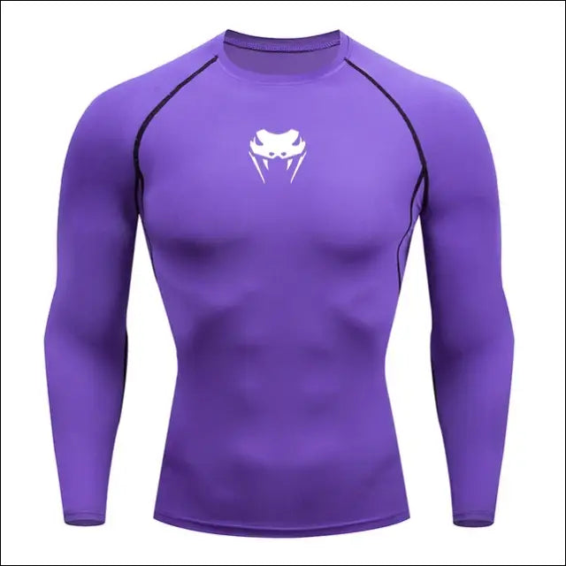 Men's Compression Shirt - Long or Short Sleeve, Gym MMA Fitness Rash Guard - Savage Combat & Fitness