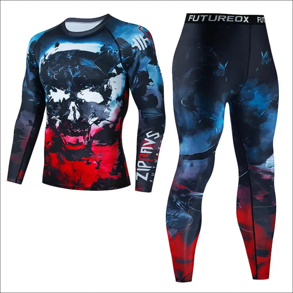 Men’s Muay Thai MMA Rashguard & Tracksuit Set – Fightwear - Sets / M