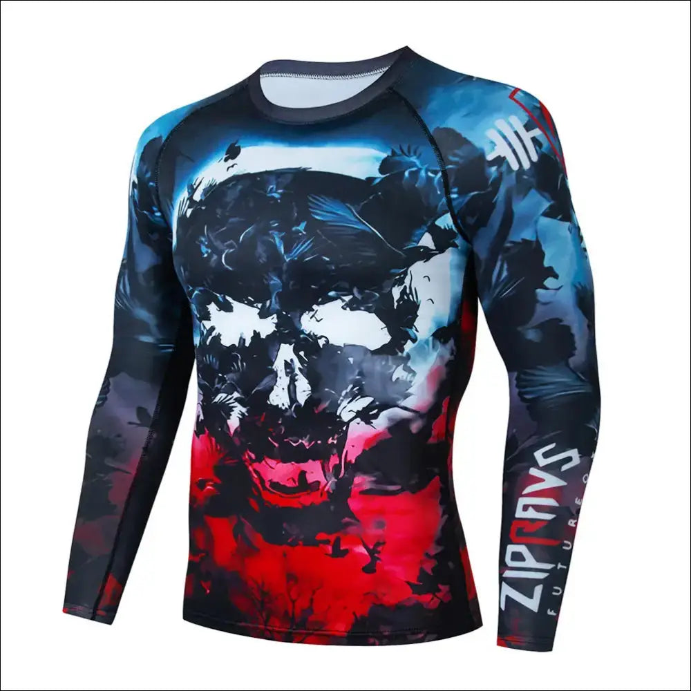 Men’s Muay Thai MMA Rashguard & Tracksuit Set – Fightwear - Top / M