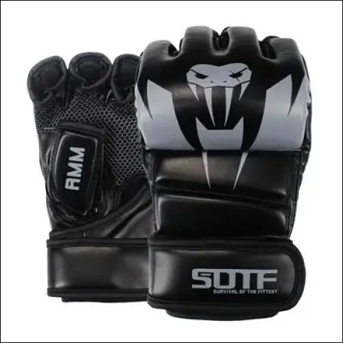 MMA Boxing Gloves | Snake and Tiger Design - SOTF-ST3A / Palm width 9-13CM - mma gear boxing gear
