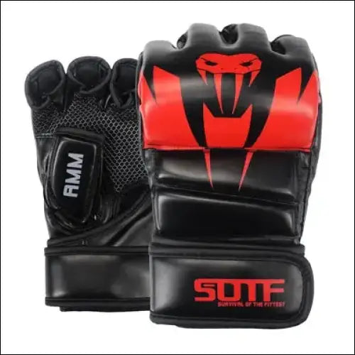 MMA Boxing Gloves | Snake and Tiger Design - SOTF-ST3D / Palm width 9-13CM - mma gear boxing gear