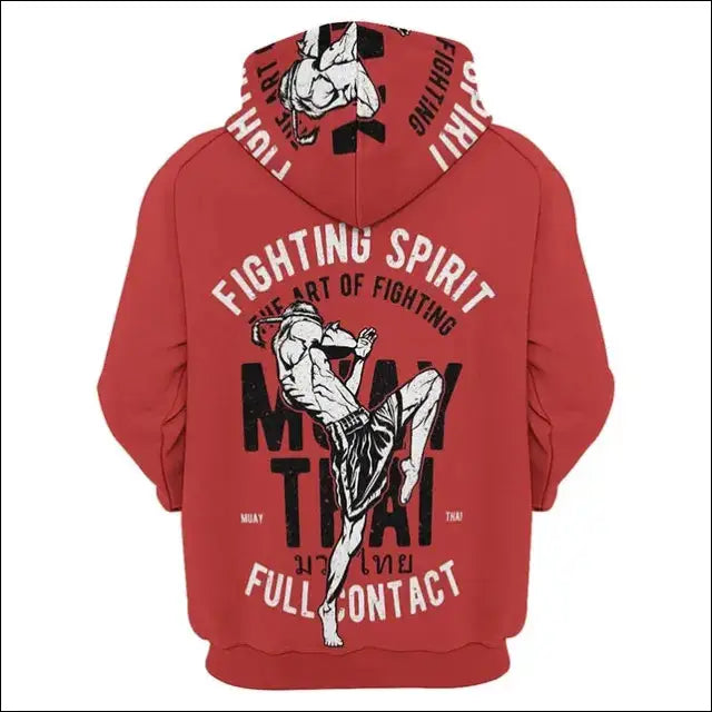 Muay Thai Boxer Sports Hoodie For Men Tops 3D MMA Boxing Printed New In Hoodies Womens Clothing Harajuku Fashion Y2k Tracksuits eprolo