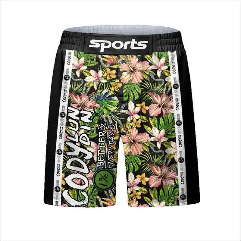 New Men Compression Full Printing Boxing T Shirt + Shorts MMA BJJ Shirt Anti Abrasion T shirts NO GI Rash Guards Muay
