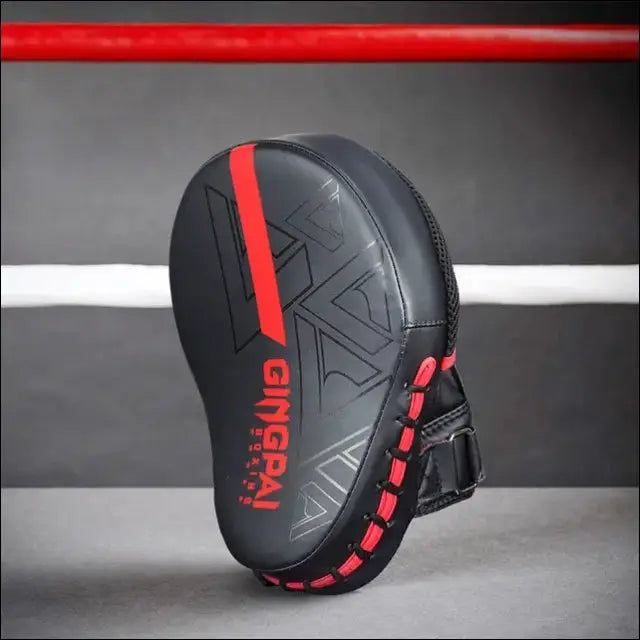 Professional Boxing Target Pads - PU Training Gear for Martial Arts - XB Black Red 1pc - mma gear boxing gear
