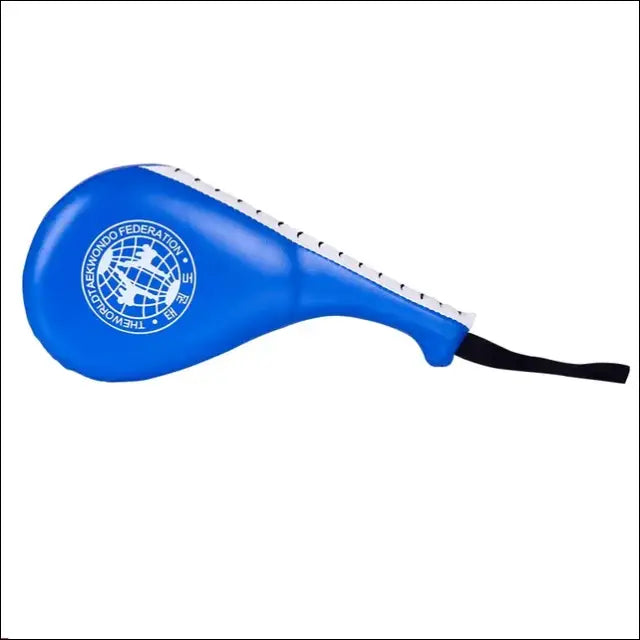 Taekwondo Kick Pad – Leather Target for Martial Arts Training - Blue