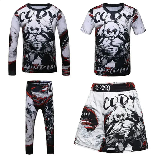 Kids MMA Suit for MMA, BJJ, and Muay Thai 4PCS