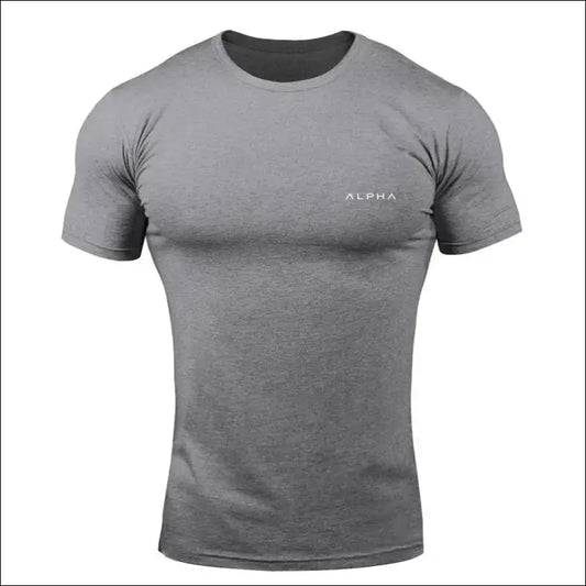 Men's Dry Fit Short Sleeve Gym Shirt