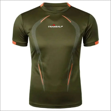 Transalp Men's Motorcycle Gym Fitness T-shirt