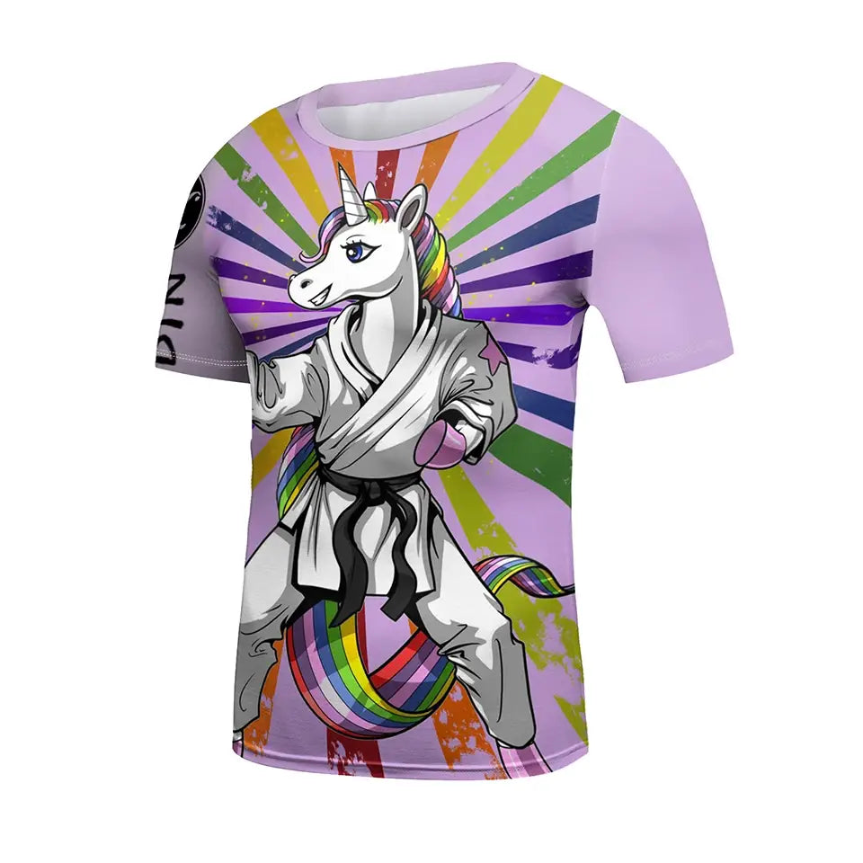 Kids Martial Arts Rash Guard Set - Jiu Jitsu MMA Muay Thai