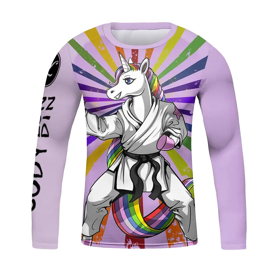 Kids Martial Arts Rash Guard Set - Jiu Jitsu MMA Muay Thai
