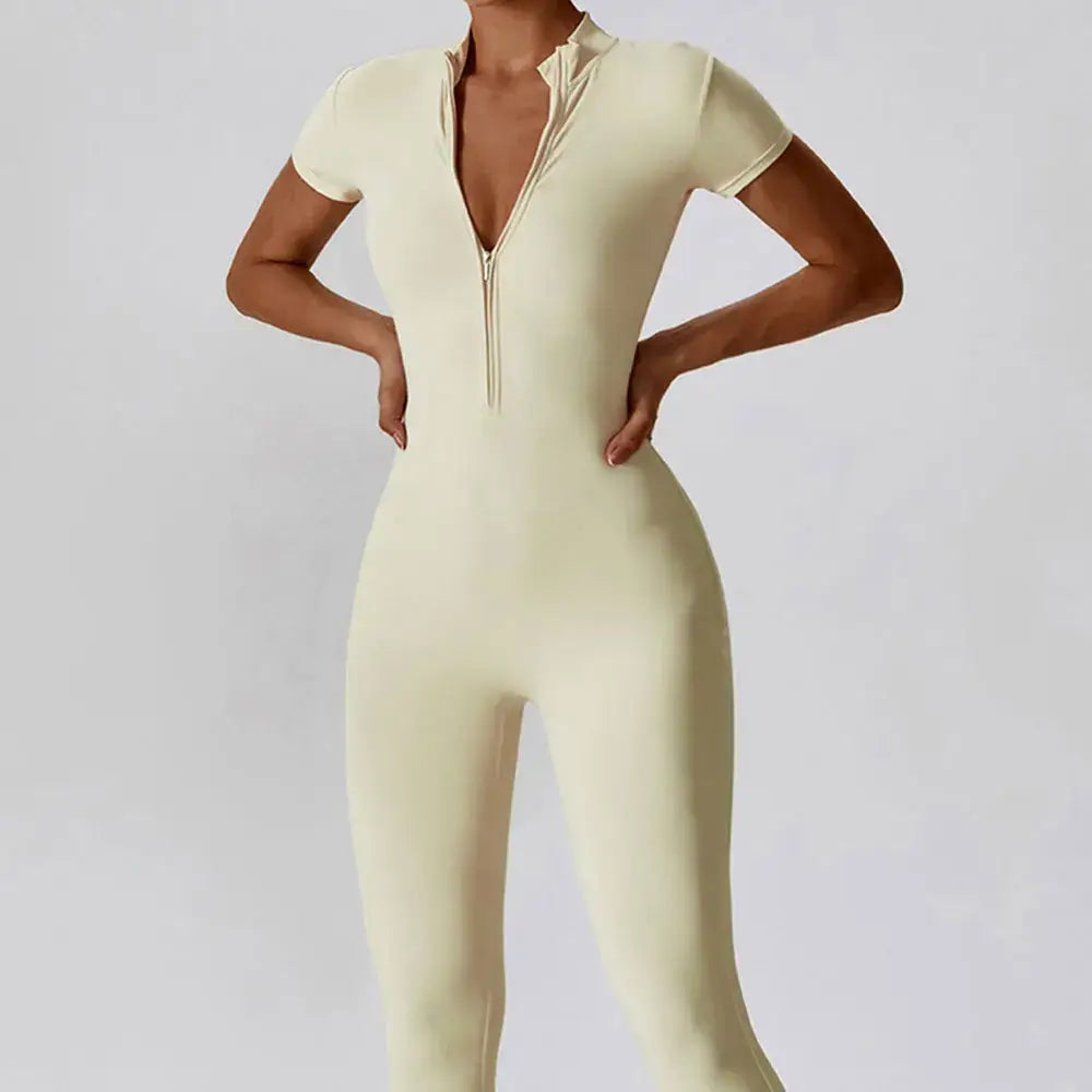 Women’s Tactical Bodysuit by Savage Combat – seamless zip-up compression-fit gymwear for MMA, fitness, and streetwear drops 
