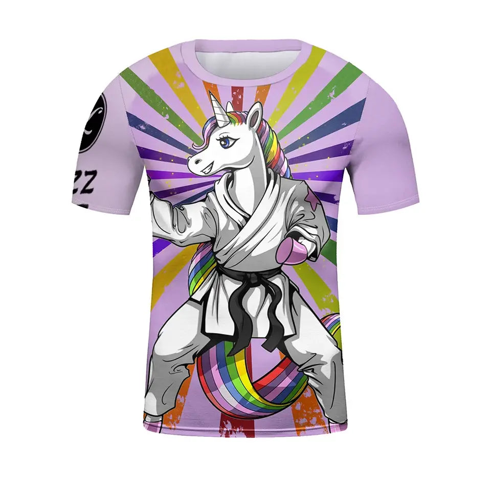 Kids Martial Arts Rash Guard Set - Jiu Jitsu MMA Muay Thai