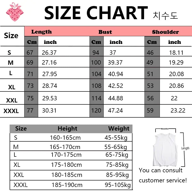 SIZE CHART FOR Men’s Mesh Training Tank by Savage Combat – breathable sleeveless gym vest for MMA, boxing, and fitness