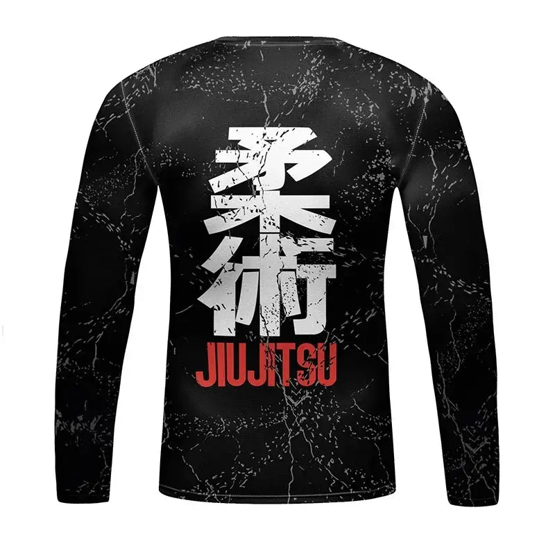 MMA Rash Guard Set - Kids 3D Combat Rash Guard Set