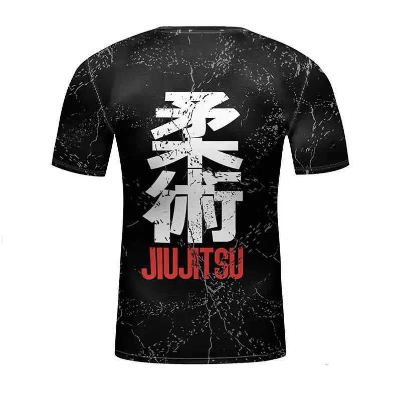 MMA Rash Guard Set - Kids 3D Combat Rash Guard Set