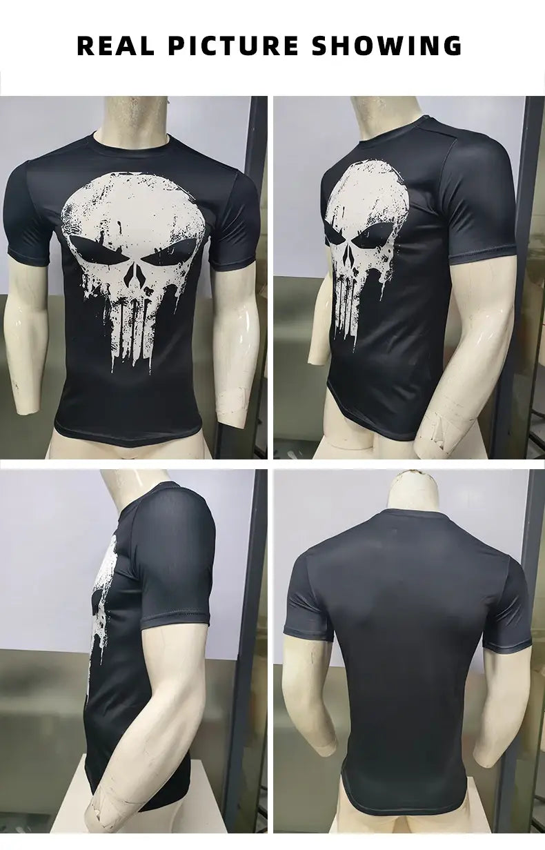 MMA T-Shirt - Women’s Compression Long Sleeve Top 3D Printed Comics Style