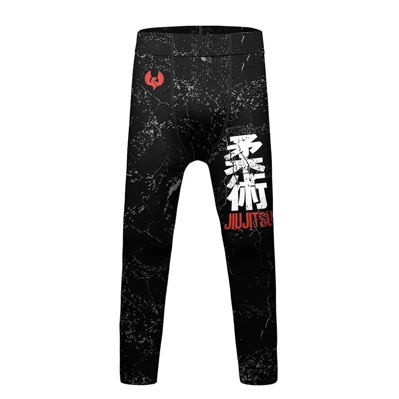 MMA Rash Guard Set - Kids 3D Combat Rash Guard Set
