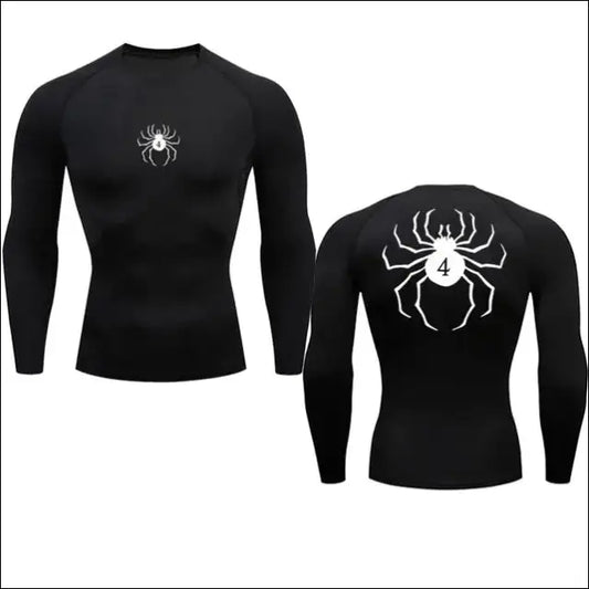 Anime Hunter X Hunter T-shirt | Compression Shirt - Black long sleeved / S
