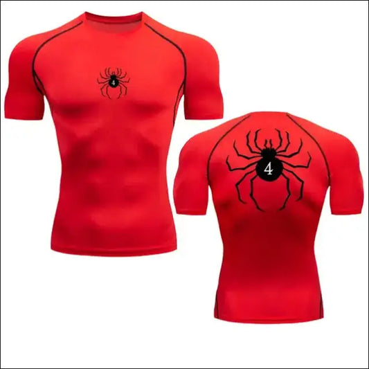 Anime Hunter X Hunter T-shirt | Compression Shirt - Red A / S
