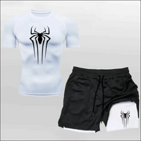 Anime Workout Gear: Shirt & Shorts - Savage Combat & Fitness