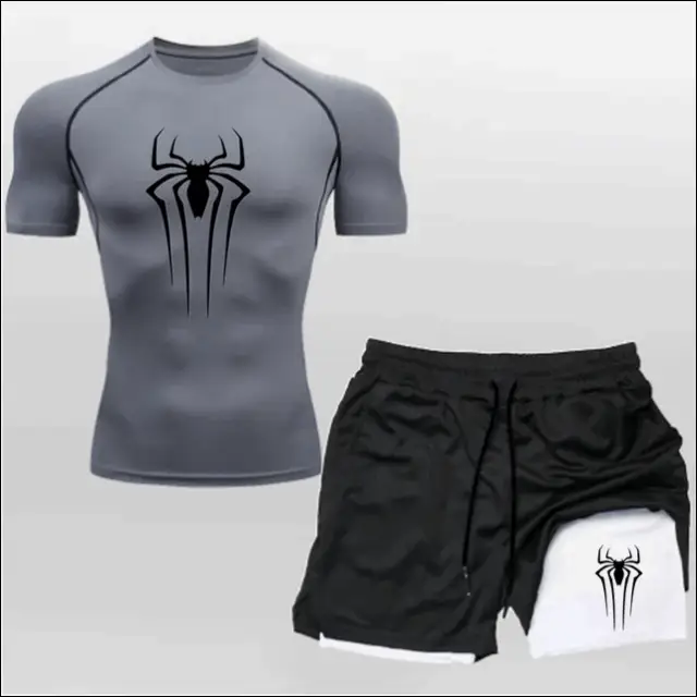 Anime Workout Gear: Shirt & Shorts - Savage Combat & Fitness