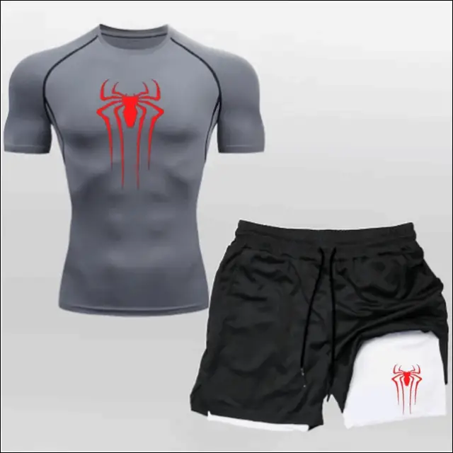 Anime Workout Gear: Shirt & Shorts - Savage Combat & Fitness